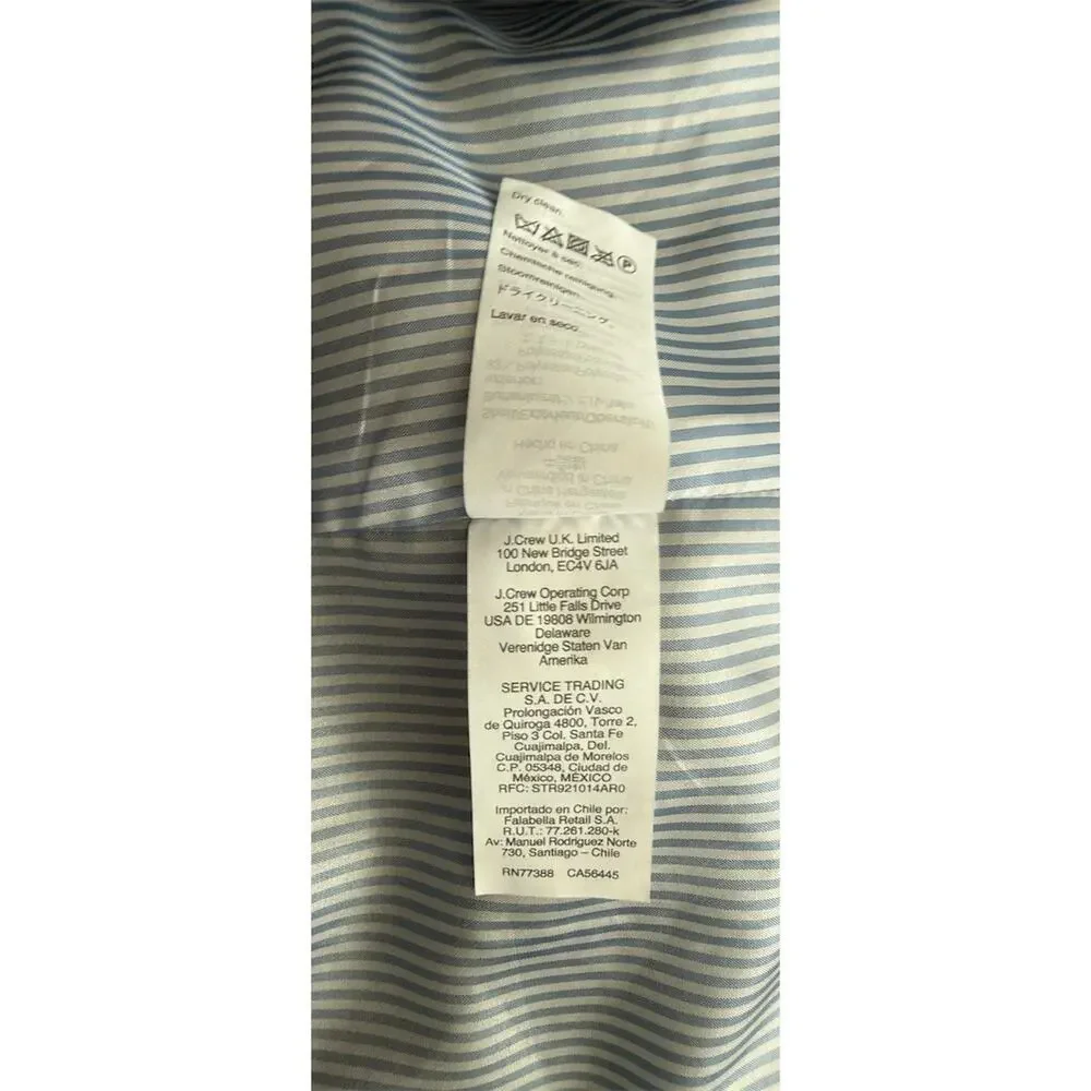 J. Crew Parke Blazer in Bi-Stretch - Navy Blue Size S
